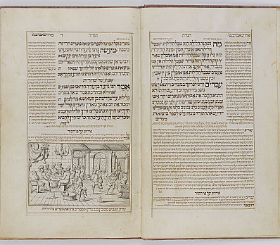 Ma Nishtana, Hamburg Haggadah, 1728, NLI