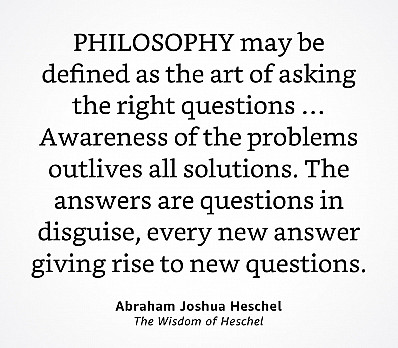 Heschel on Questions