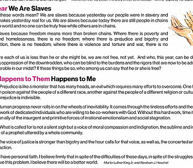 This year we are slaves