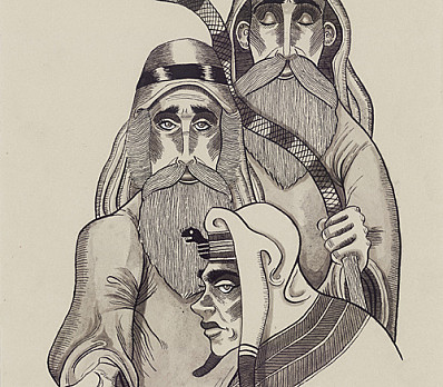 Moses, Aaron, and Pharaoh 