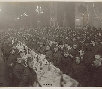The “First Passover Seder Dinner” given by the Jewish Welfare Board in 1919 