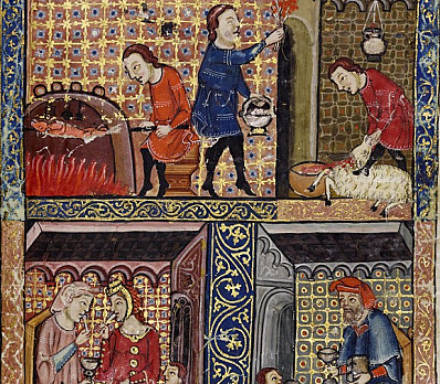  Illumination from the Rylands Haggadah