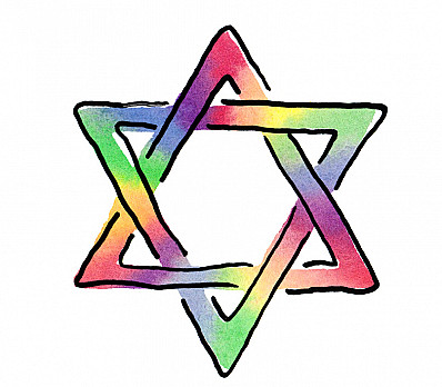 Rainbow Star of David