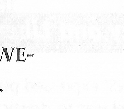 With an Outstretched Hand